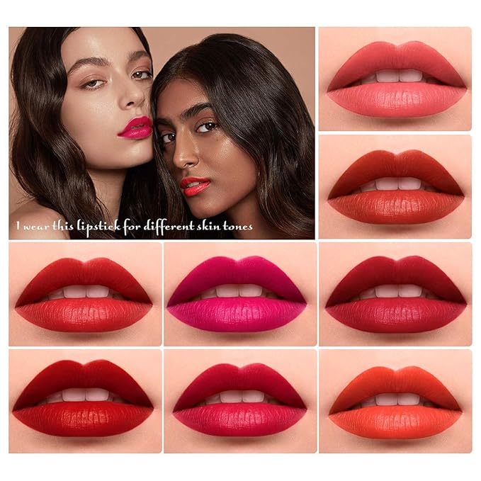 16 Colors Mini Lipstick Set, Capsule Mini Lipsticks, Long