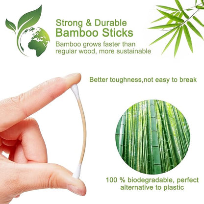 Eyxformula 1000 pcs bamboo cotton