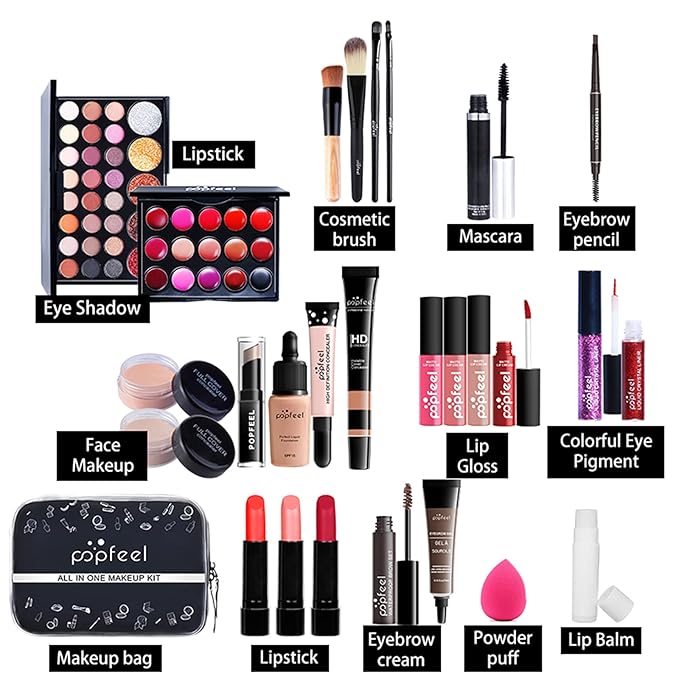 All-in-One Makeup Gift Set Travel Makeup
