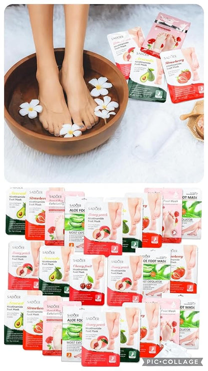 Korean Skincare Beauty Set, 13 Pieces with Face Masks, Lip Balms, Foot Masks, Eye Masks, Hand Cream and Beauty Accessories