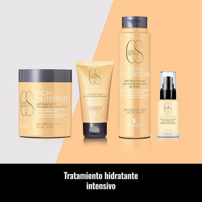 Lendan - Hydrating Hair Mask - Rich Nutrition - 500 ml - for Dry and Damaged Hair - with Brazil Nut Oil - Intensely Nourishes and Hydrates Hair - Repairs Split and Dry Ends