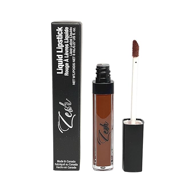 Zesh Brown Full Coverage Lipstick - 8ml Made In Canada