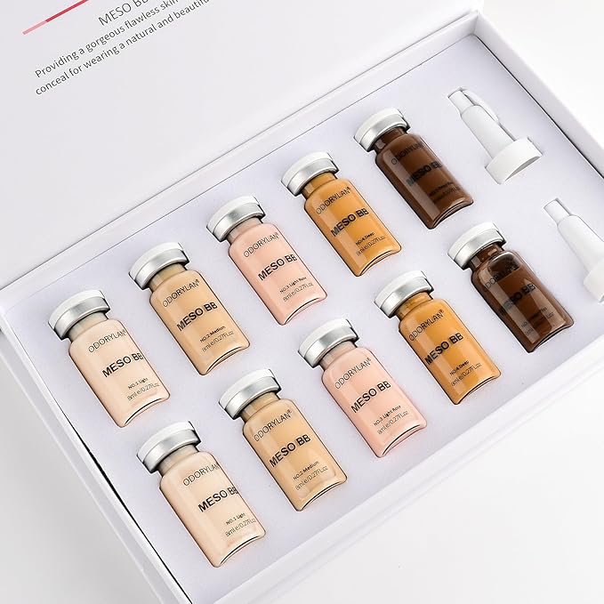 BB Facial Glow Serum Starter Kit Hydration Essence 5-mix pack 27 oz