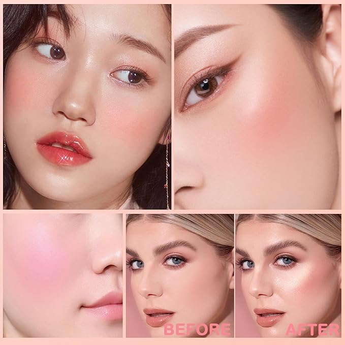 Cooling Water Jelly Tint, Multi-Use Sheer Lip & Cheek Stain, Water Jelly Blush Lip Gloss, Buildable Watercolor Finish Vivid Color Jelly Tint Stick - Vegan, Cruelty Free