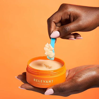 RELEVANT Melt-It-Off Cleansing Balm Makeup Remover Balm - Instantly Dissolve Waterproof Makeup Remover Balm - Hydrating, Anti-Aging, Plant-based Oil Cleanser for Face Balm with Chamomile Melting Balm