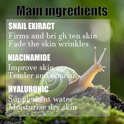 All About Snail Mucin Kit - Anti Aging Skin Care Set for Women - Hydrating Skin Care Routine Kit for Women with Cleanser ,Snail Mucin Moisturizer,Serum for Face,Jade Roller,Headband for All Skin Types