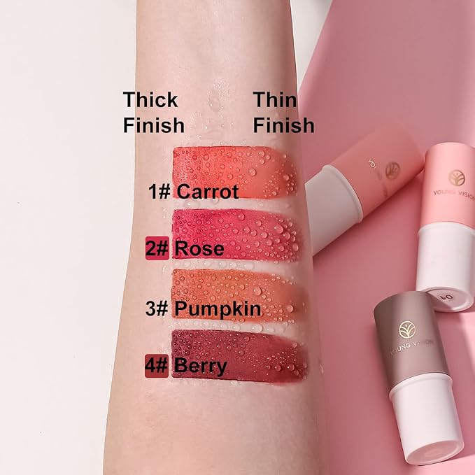 YOUNG VISION Blush Stick, Putty/Cream Makeup Blush, Multi-Use Blend, 8054-02