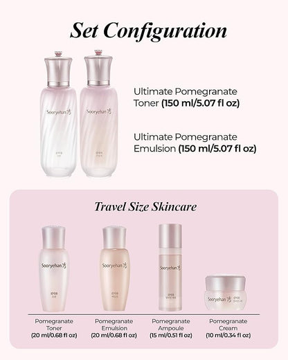 Sooryehan Ultimate Pomegranate (Skincare Set, 12.3fl
