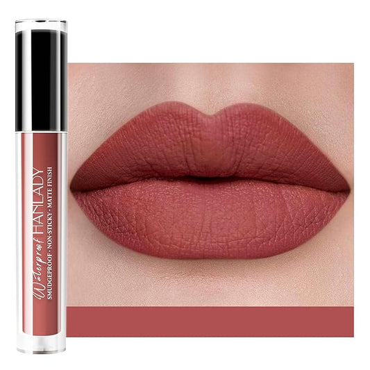Brown Lipstick Matte, Dark Brown Liquid Lipstick Long Long