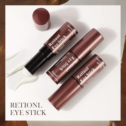 AKARY Retinol Eye Cream for Dark Circles and Puffiness, Skincare Under Eye Cream Eye Stick Reduce Wrinkles and Fine Lines, Skin Tightening Cream Moisturizing Treatment Cream Smooth and Hydrate Eye Area, Suitable for Sensitive Skin, 0.24oz