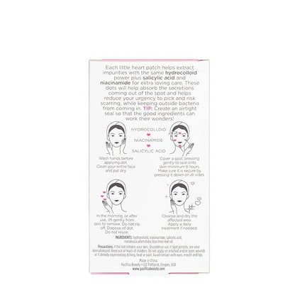 Pacifica Pimple Patches - Love'Zit Anytime Pimple Patches for Face - for Zits, Blemishes, & Breakouts - w/Salicylic Acid & Niacinamide Acne Fighting Vegan, Clean Beauty, Dermatologist Tested
