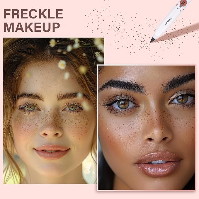 Natural Freckle Blush Makeup Kit- Liquid Fake Freckle for Cheek