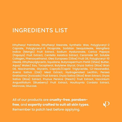PLANTIFIQUE Korean Cleansing Balm Makeup Remover with Mango, Hyaluronic Acid, and Ceramide - Nourishing Melting Cleanser for All Skin Types, 1.41 oz / 40 g