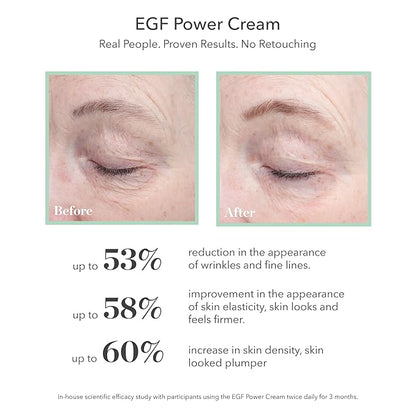 Bioeffect EGF Power Cream Anti-Aging Facial Moisturizer With Niacinamide, Hyaluronic Acid, Growth Factor for Collagen, Wrinkles, Age or Dark Spots, A Firming, Hydrating Treatment For Face And Neck