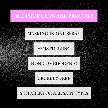 2PCS Hydrating Setting Spray,Long Lasting Makeup Setting Spray Set,Glowing and Matte Finishing Facial Mist,Lightweight Oil Control Face Mist for Make Up, 3.5 Fl Oz