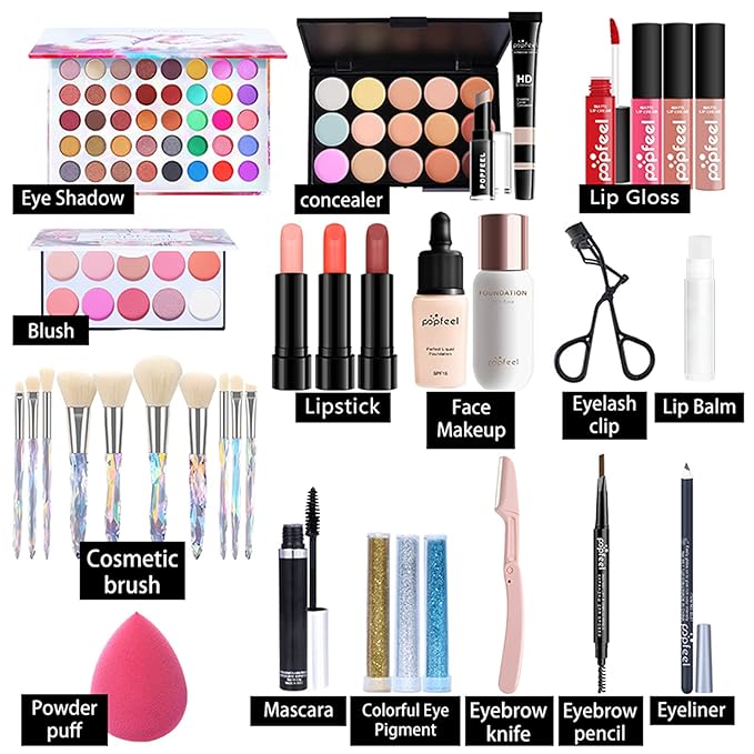Multi-purpose Makeup Kit All-in-One Makeup Gift Set Colours