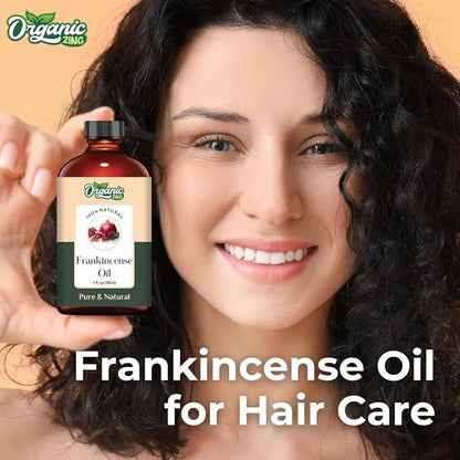 Frankincense (Boswellia) Oil | Pure & Natural Essential Oil for Skincare, Hair Care, Aroma and Diffusers - 118ml/3.99fl oz