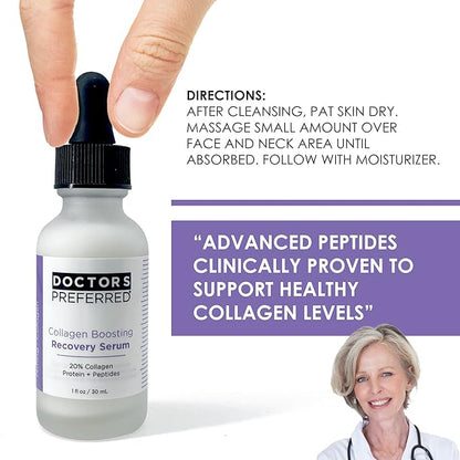 Anti Aging Collagen Boosting Recovery Serum to Improve Firmness, Elasticity, and Reduce The Appearance of Fine Lines and Wrinkles, 1 Ounce …