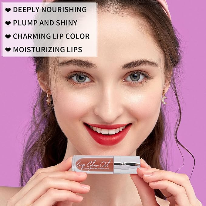 QIC Lip gloss Collection Makeup Set, Shiny Smooth gloss