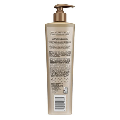 Jergens Natural Glow 3-Day Self Tanner for Medium to Deep Skin Tone, Sunless Tanning Daily Moisturizer, for Streak-free and Natural-Looking Color, 10 oz