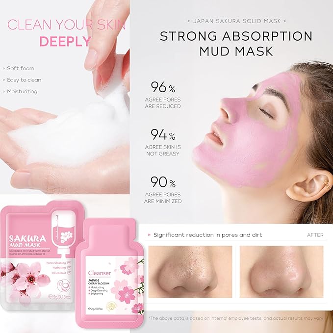 Skincare Set for Teenage Girls, Japan-Sakura
