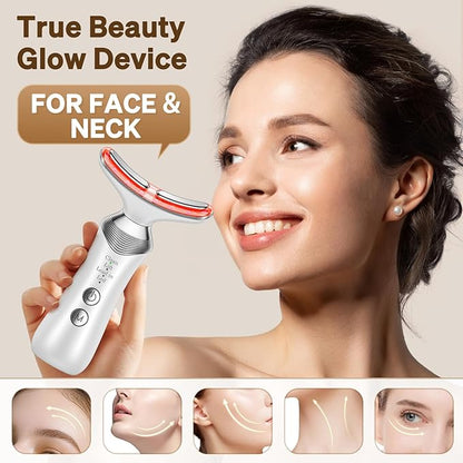 Beauty Massager for Face and Neck, 7 in 1 Beauty Glow Facial Massager for Face and Neck, Skin Care at Home