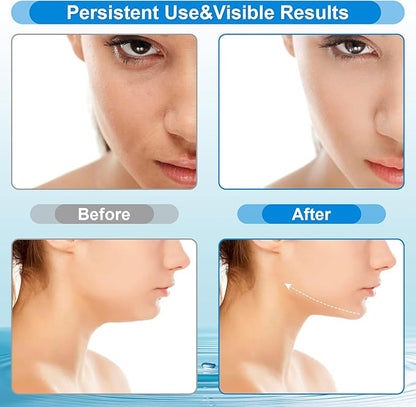 Face and Neck Massager,Multifunctional Facial Skin Care Tools,3 in 1 Facial Massager, and Vibration Technologies for Skin Care,Improve,Firm,Tightening and Smooth (White)