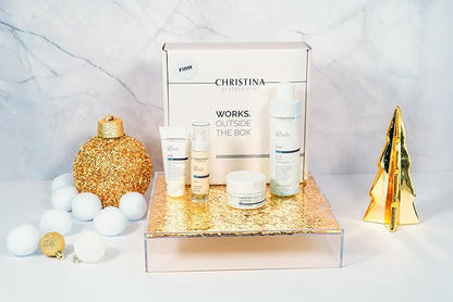 Christina Christmas Gift Box #2 Line Repair Firm | Cleanser Serum SPF50 Cream Night Cream