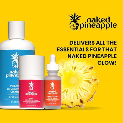 Starter Kit - Skincare Trio with Cleanser, Radiance & Tight Serum, and Nourishing Cream for Hydrated, Firm & Glowing Skin