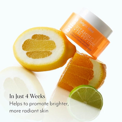 Bliss Get It Bright Duo - Bright Idea Vitamin C Moisturizer and Rest Assured Eye Cream - Brighten & Hydrate - Vegan, Clean, Cruelty-Free Skincare