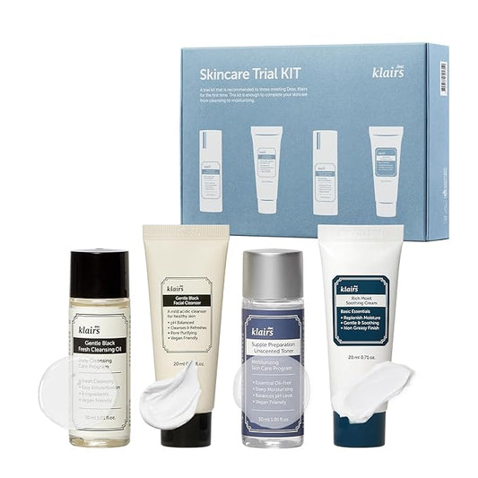 [DearKlairs] Skincare Trial Kits, 4 minis, cleansing