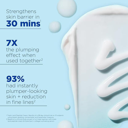 Skinfix Barrier + Firm Trio - Full-Size Plumping Serum, Mini Moisturizer, Mini Eye Cream with Patented B-L3™ Complex - Hydrate & Strengthen Skin Barrier
