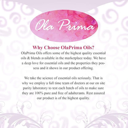 Ola Prima Ginger Essential Oil (16 oz Bulk) – Therapeutic Grade Oil for Aromatherapy, Diffusers, Cleaning, Lotions, Creams, Bath Bombs, Scrubs, & Candles