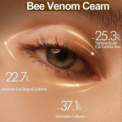 2 Pack Bo-tox Bee Venom Cream for Lifting & Firming Saggy Face/Neck/Eyes, Wrinkle & Fine Lines & Eye Bag Removal, Restoring Elasticity & Deeply Moisturizing, Natural Bee Venom Serum for All Skin Types