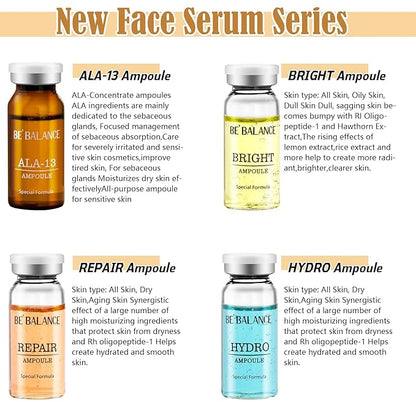 Collagen Serum,propolis,ALA Concentrate ampoules For Anti-Aging, Microneedling, Skin-Firming Focused management of sebaceous absorption,Instant Face and Eye Lift