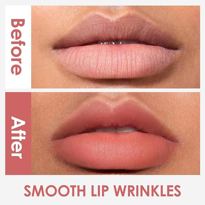 Hydrating Lip Serum Cream, Longlasting Moisturizing, Lightweight Lip Gloss, Semi-Matte Lipstick with Vitamin E, Crithmum Maritimum Essential oil, C202