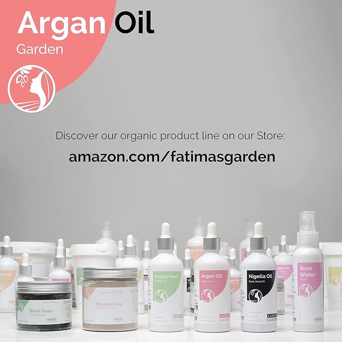 Fatima's Garden Face Serum - With Argan & Prickly Pear, Anti-Aging, 100ml