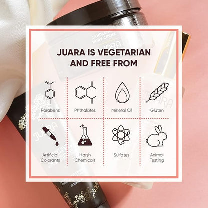 JUARA - Candlenut Body Polish | Invigorating Scrub | Deep Exfoliation | Smooth Rough Skin | Healing Hydration | Cruelty Free, Paraben, Sulfate Free, Vegetarian | 7.5 oz