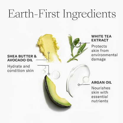 Josie Maran Whipped Argan Oil Body Butter - Skin Firming Cream with Whipped Shea Butter, Avocado Oil & Essential Fatty Acids - Cruelty-Free Skincare - Blissful Beach (8 Oz)