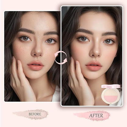 Pink Setting Powder, 3 in 1 Blush Palette