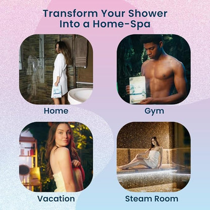 Body Restore Shower Steamers Aromatherapy 6 Pack - Mothers Day Gifts for Mom, Grandma, Birthday Gift for Dad, Daughter, Best Friend, Travel Essentials, Stress Relief, Self Care, Bath Bombs - Bloom