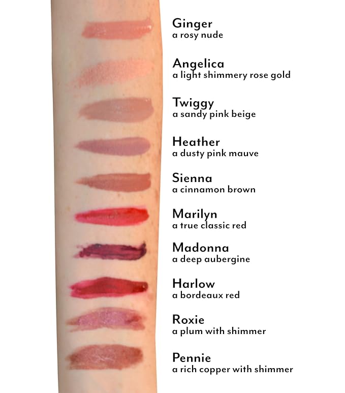 Mommy Makeup Stay Put Matte Lip Cream | Kiss Proof Lipstick in Audrey (A Cafe Brown) Transfer Proof, Smudge Proof, Waterproof, Non Drying, Long Wear Lipstick