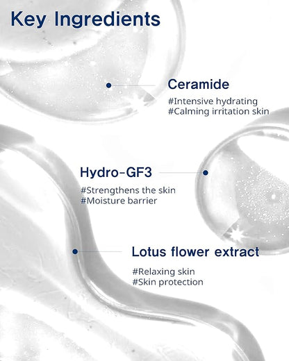 Art Fit Moisture Calming Mask Sheet - Korean Ceramide Hydrating Instantly Soothing Facial Mask for Dry Skin - Replenish and Restore Skin - Aroma Theraphy Skincare - 5 sheets