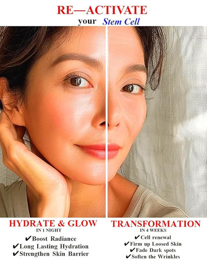 ULTIMATE [Human Stem Cell + (10%) PDRN] Healing Booster Overnight Serum―for Minimizes Wrinkles, Discoloration (10ml x 5vials)