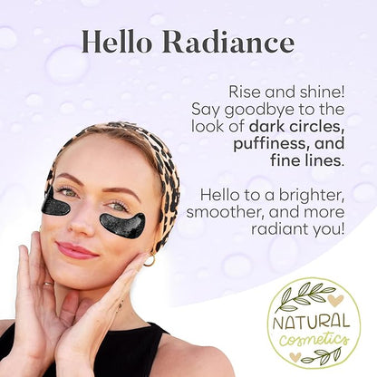 Nighttime Under Eye Patches for Puffy Eyes and Dark Circles, Gel Eye Masks with Collagen, Retinol & Vitamin E, Deeply Moisturizing, Bridesmaid Gifts, Gifts for Teens, Anti Wrinkle Patches(30 Pairs)