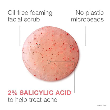 Neutrogena Oil Free Pink Grapefruit Acne Face Wash with Vitamin C, 2% Salicylic Acid Acne Treatment, Gentle Foaming Facial Scrub to Treat & Prevent Breakouts, 6.7 fl. Oz, 3 Pack