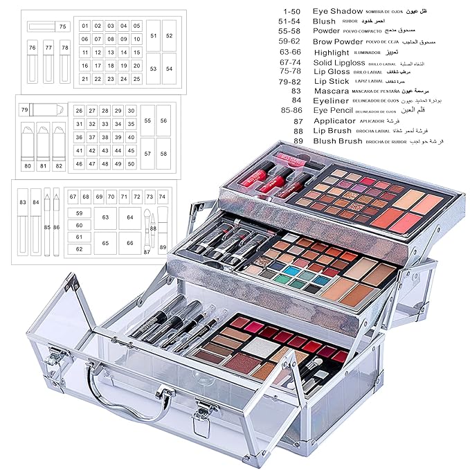 74 Colors Makeup Kit All-in-one Makeup Set, Cosmetic-Gift
