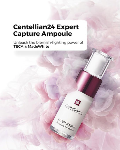 CENTELLIAN 24 Madeca Cream (Season 4, 1.7+1.7fl oz) + Expert Serum (Season 1, 0.23fl oz x 4pcs) - Korean Skin Care Set for Face. Moisturizer for Dry, Infuse with TECA, Centella Asiatica, Madecassoside