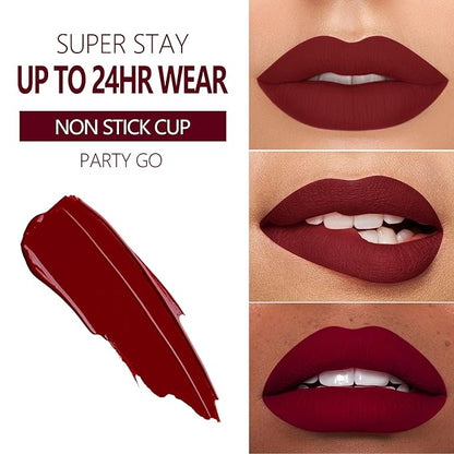 MAKI YIKA 3Pcs Matte Liquid Lipstick Makeup Set, Lipstick