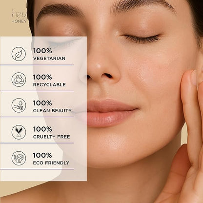 Hey Honey Skincare Good Night Moisturizer For Face Royal Honey Facial Replenisher with Coenzyme Q10 | A Lavish Night Time Repair Designed To Improve Moisture Retention | 1 Oz